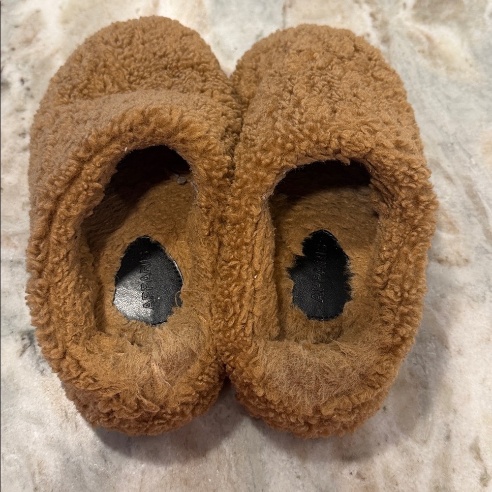 Apparis Women's Misha Bouclette Slipper hazelnut size 8 - Picture 3 of 7